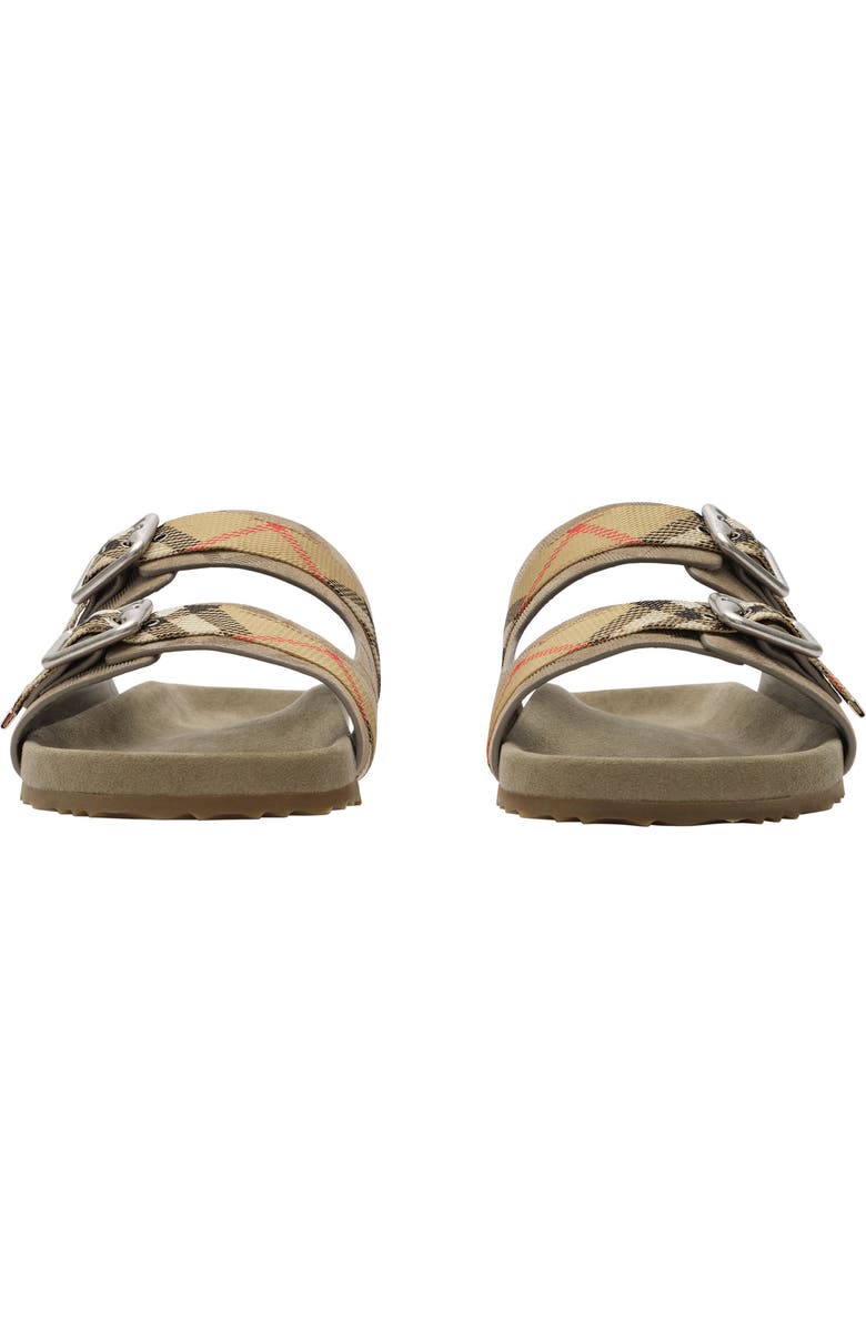 Burberry Urchin Slide Sandal, Alternate, color, Sparrow Beige