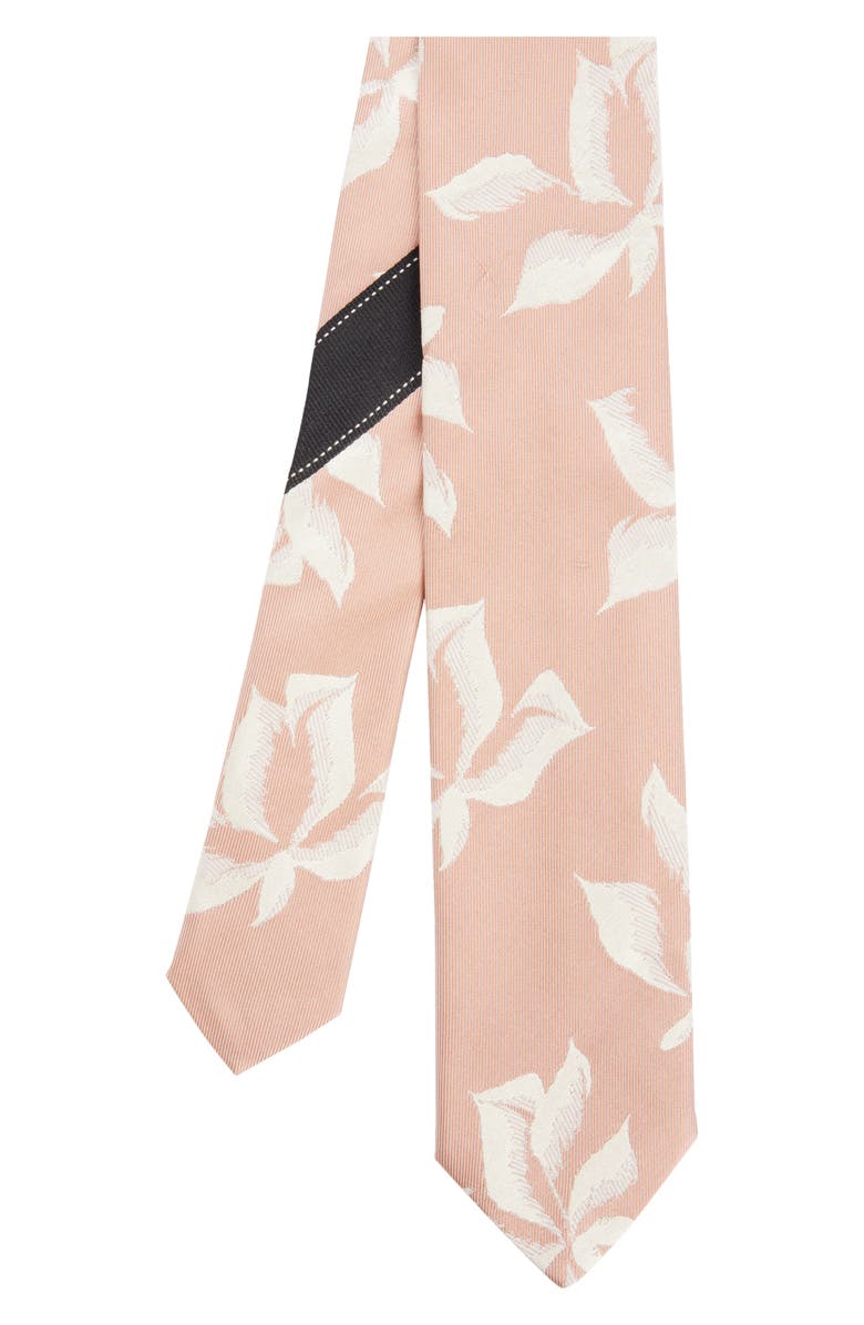 Dries Van Noten Floral Jacquard Silk Tie, Alternate, color, 