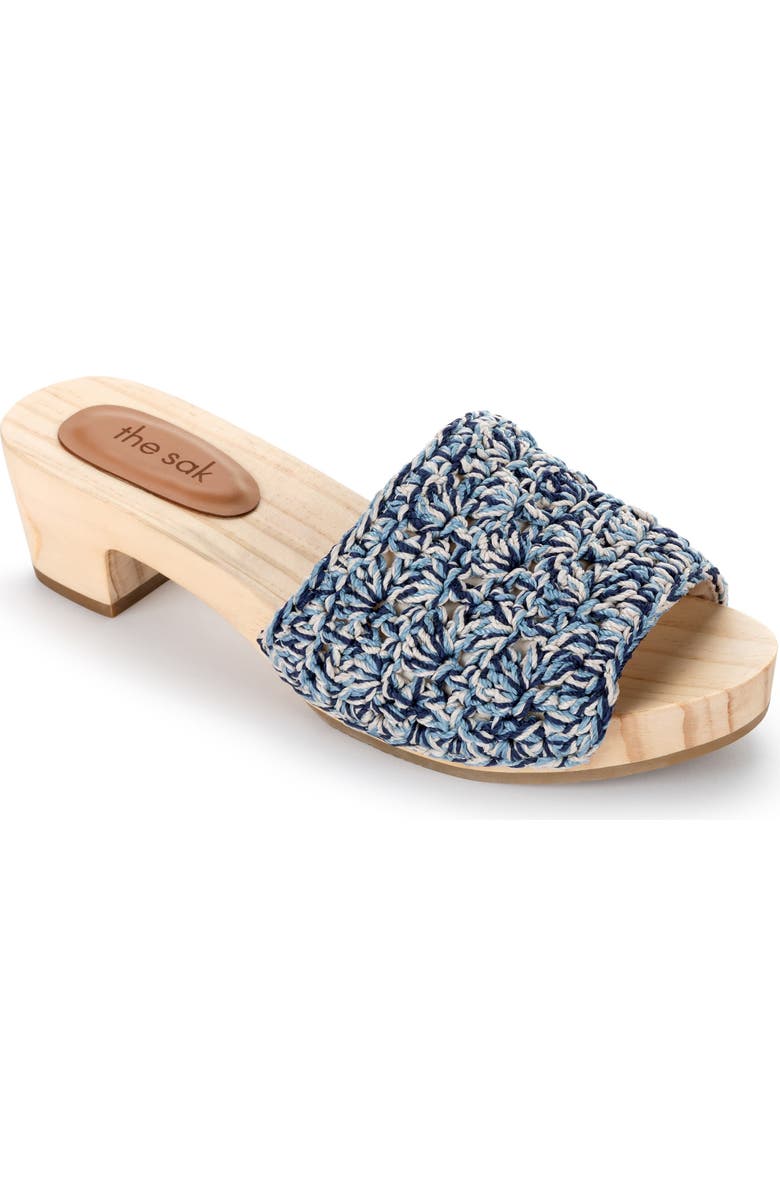 The Sak Ella Clog Sandal, Main, color, Blue Static Shell