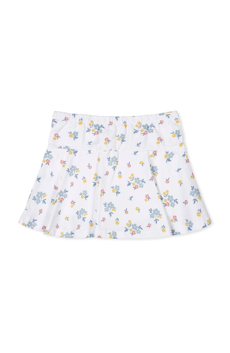 Hope & Henry Kids' Organic Printed Knit Skort, Main, color, Sunlit Multi Floral