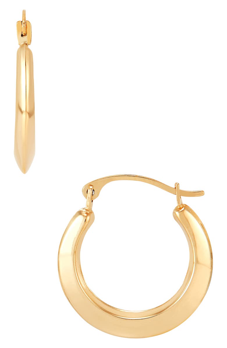 Frankie & Zoe Graduated Hoop Earrings, Alternate, color, Yellow Gold