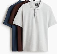 H&M 3-pack Regular Fit Polo Shirts
