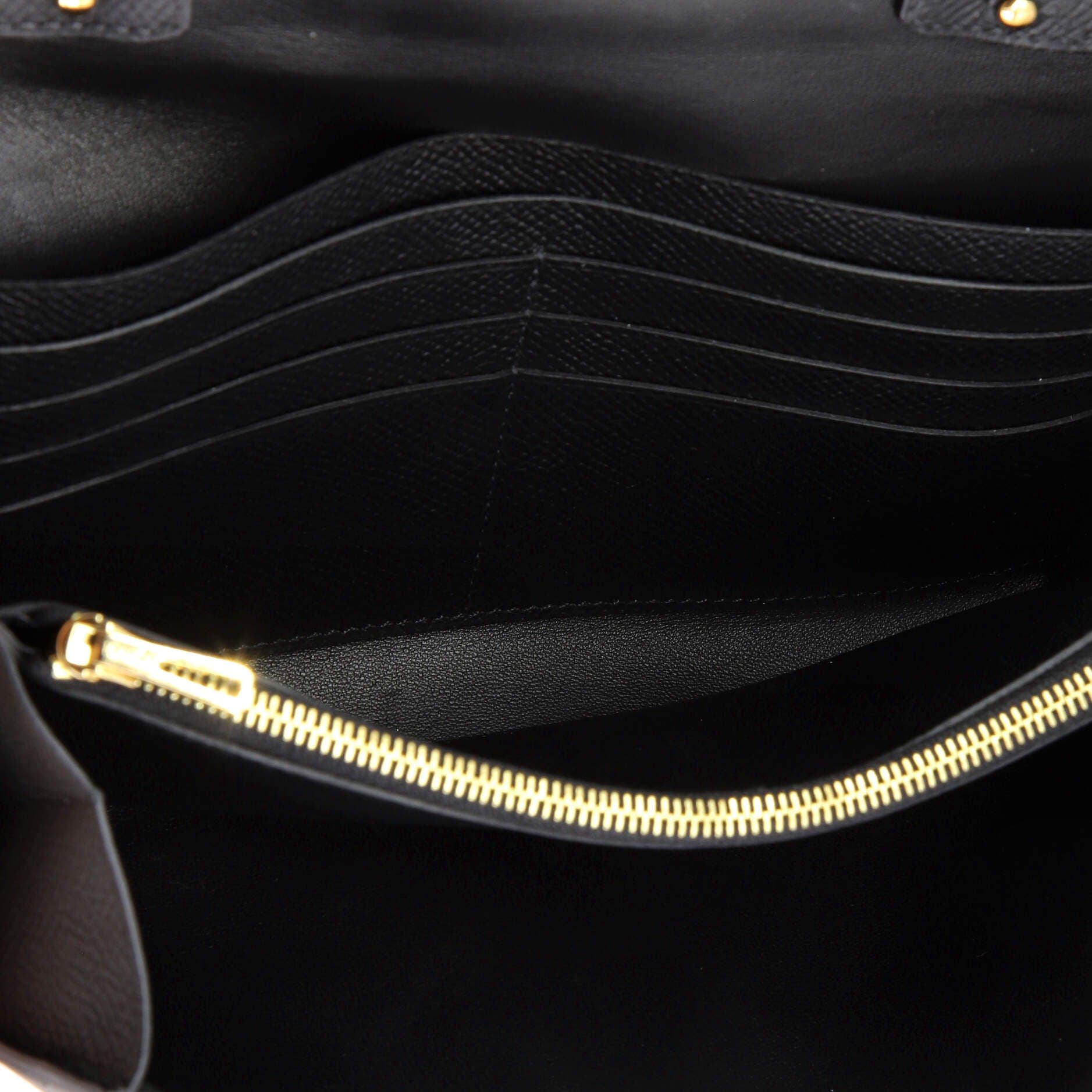 Pre-Owned Hermes Constance To Go Wallet Epsom, Alternate, color, 