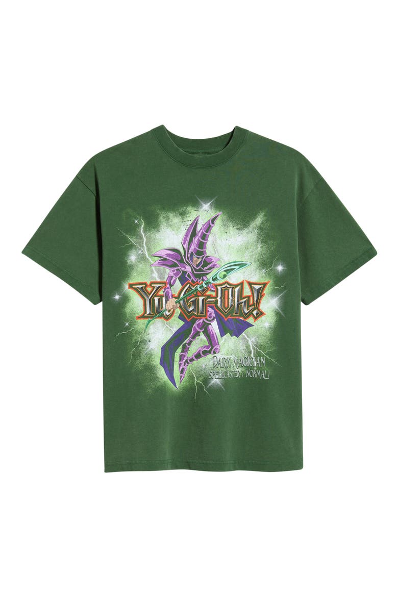 PA Yu-Gi-Oh Spellcaster Graphic T-Shirt, Alternate, color, GREEN WASH