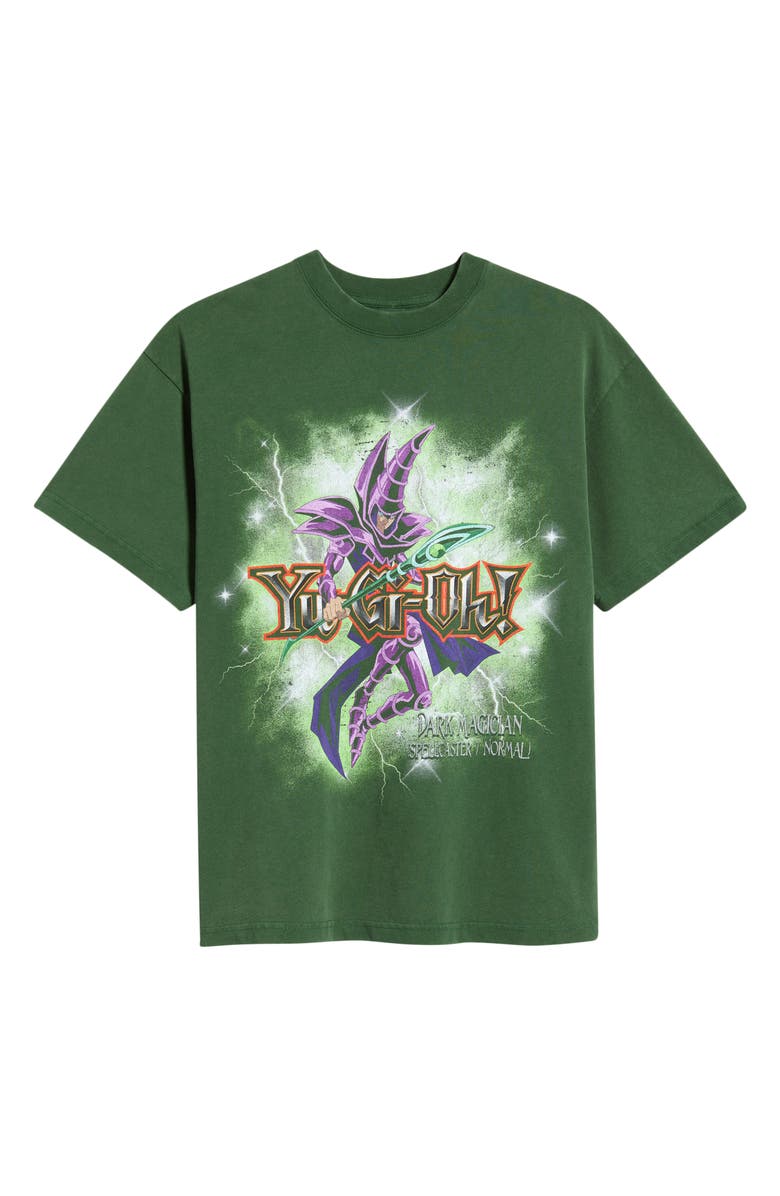 ID Supply Co PA Yu-Gi-Oh Spellcaster Graphic T-Shirt, Alternate, color, Green Wash