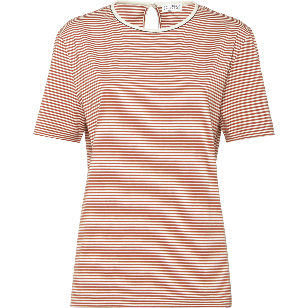 Brunello Cucinelli Gestreiftes T-shirt