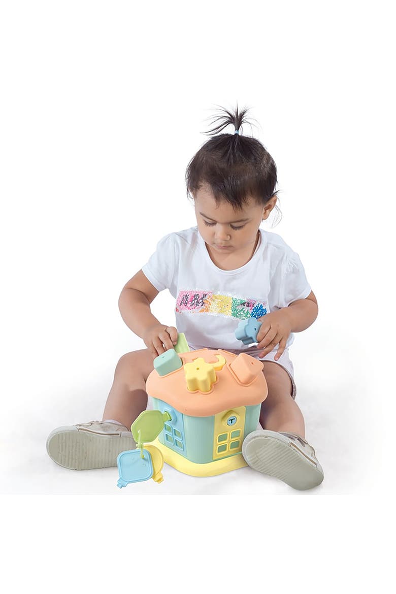 Shape Sorter, Happy House, 9 Piece Sort & Play Toy, Toddlers & Kids 12mo+, Alternate, color, Multicolored