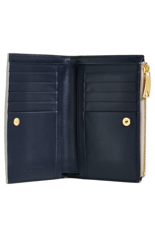 Bottega Veneta Medium Intrecciato Bi-color Leather Bifold Wallet