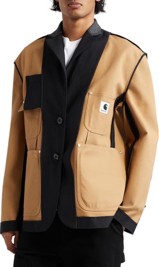 Sacai Carhartt WIP Reversible Bonded Suiting Jacket | Nordstrom