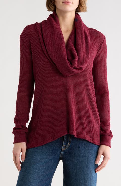 Off the Shoulder Asymmetric Sweater