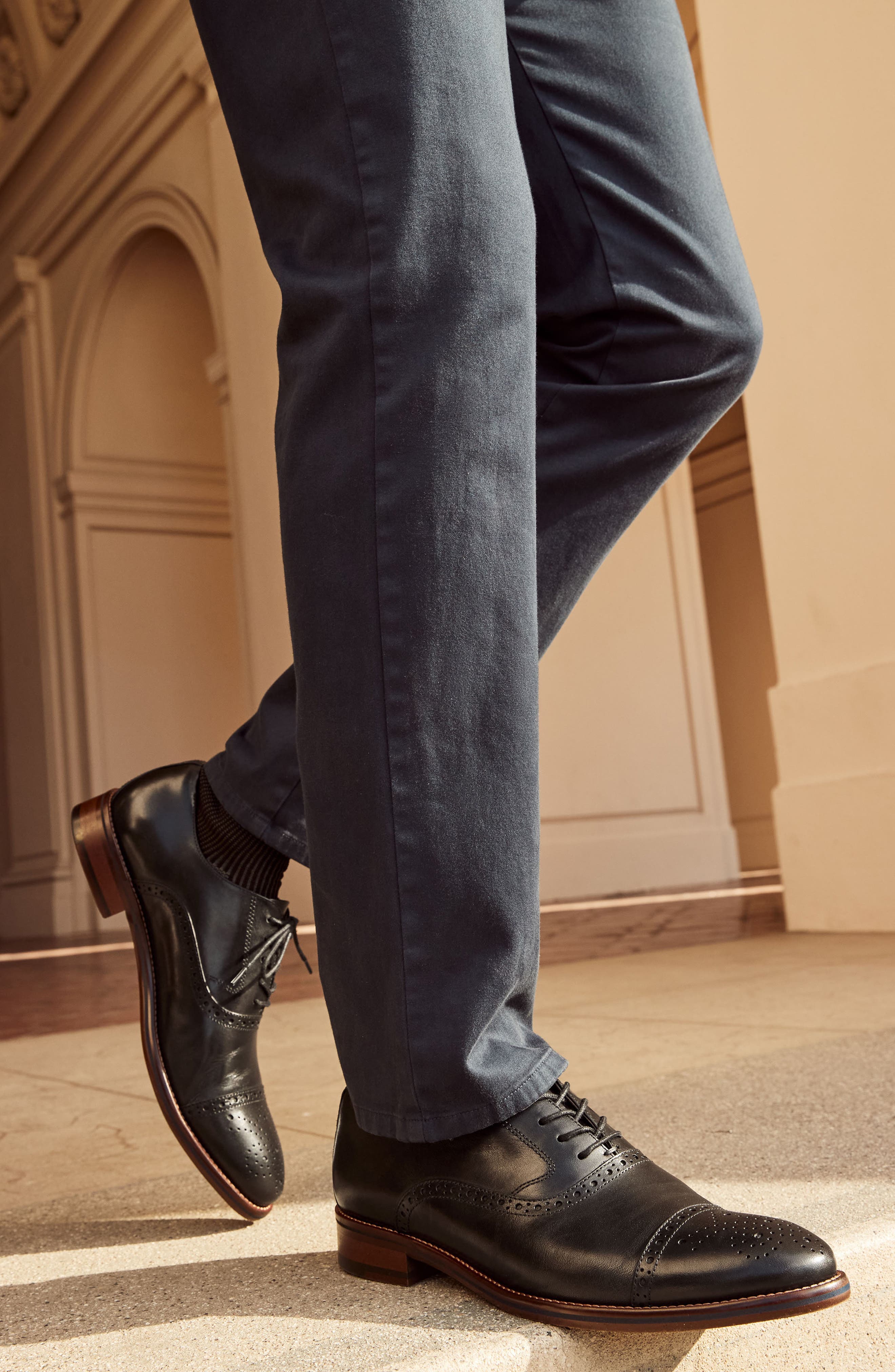 Johnston & Murphy Conard 2.0 Cap Toe Oxford, Alternate, color, 