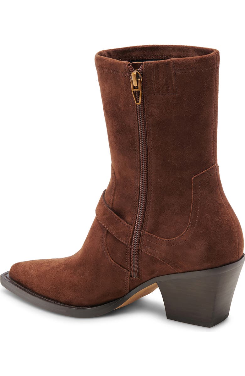 Dolce Vita Rave Pointed Toe Bootie, Alternate, color, Dark Brown
