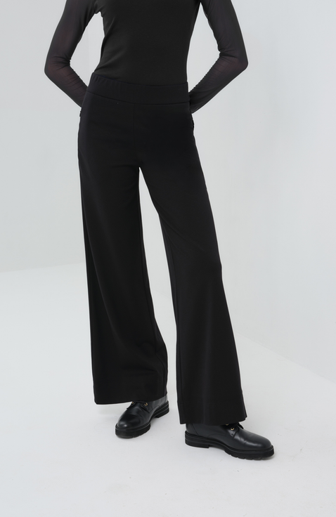 Mita Comfortable Travel Pull On Wide Leg Pant