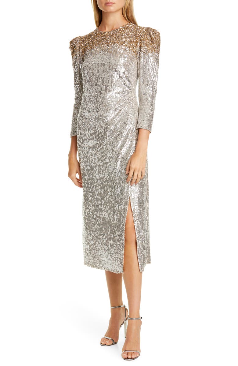 Sachin & Babi Ombré Sequin Cocktail Dress, Main, color,
