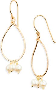 Kiara by Ki-Ele Kelsey Pearl Drop Earrings
