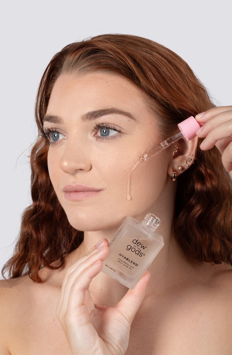 DEW OF THE GODS Hyablend Hyaluronic Acid Daily Glow Oil, Alternate, color, 