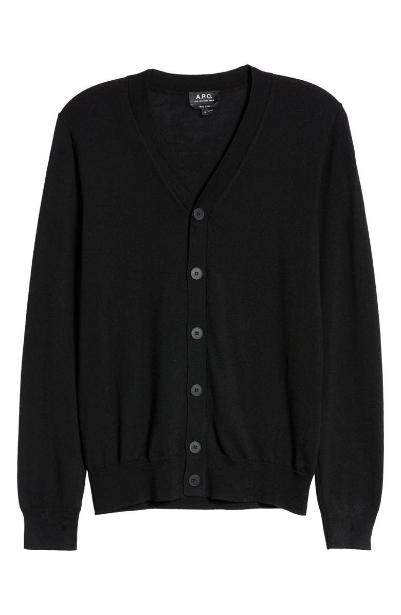 A.P.C. Samuel Merino Wool Cardigan, Alternate, color, 