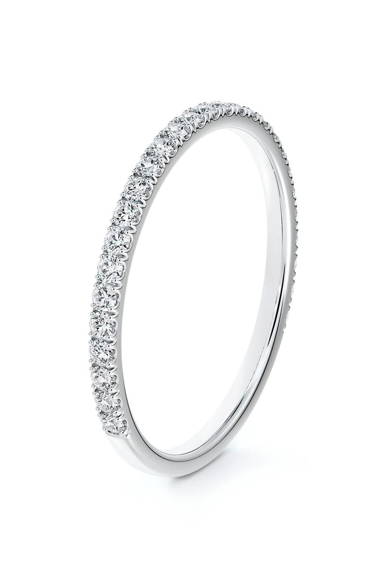 Engagement & Commitment Pavé Diamond Band, Main, color, PLATINUM