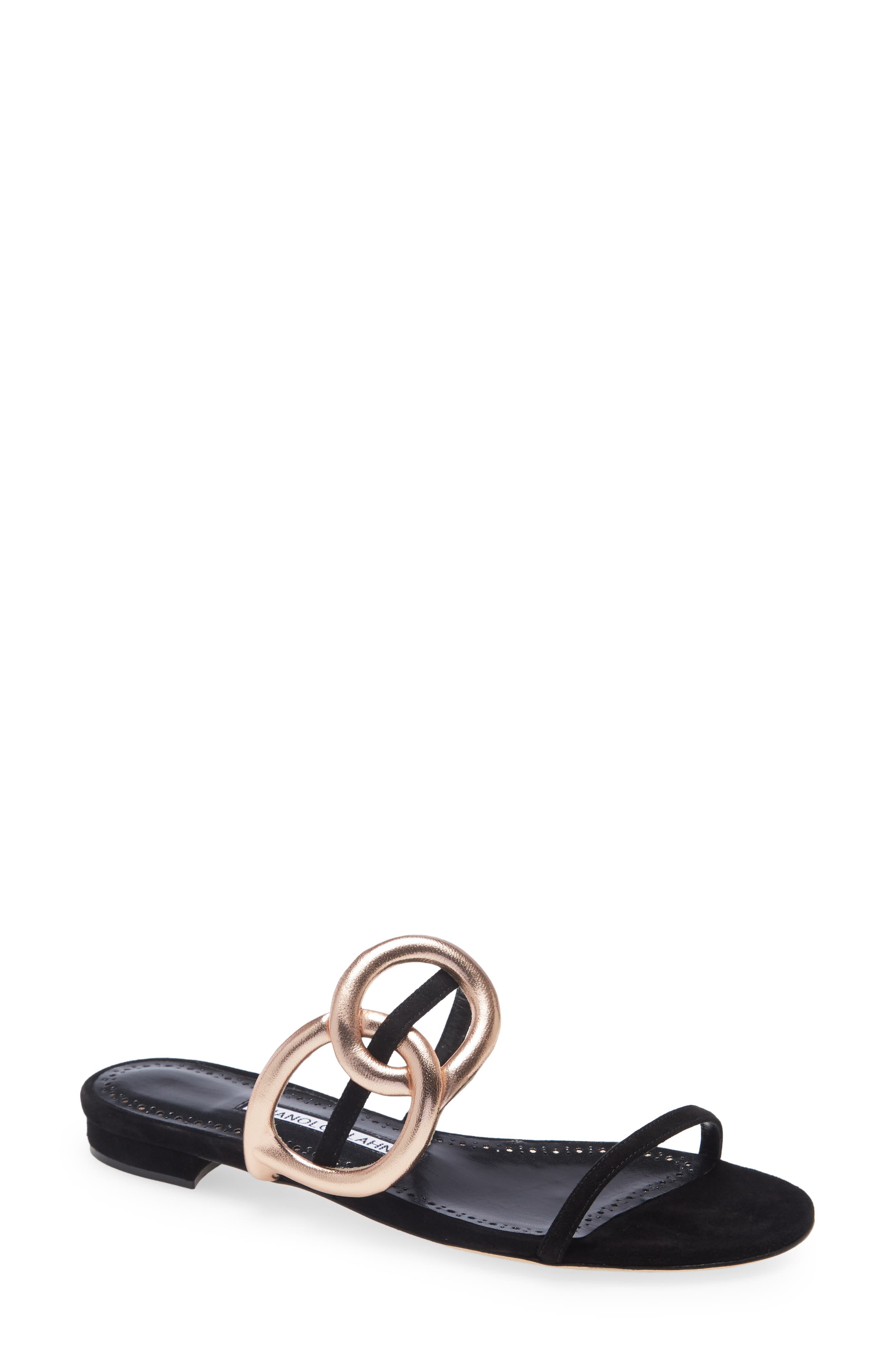 Manolo Blahnik Piedad Slide Sandal, Main, color, 