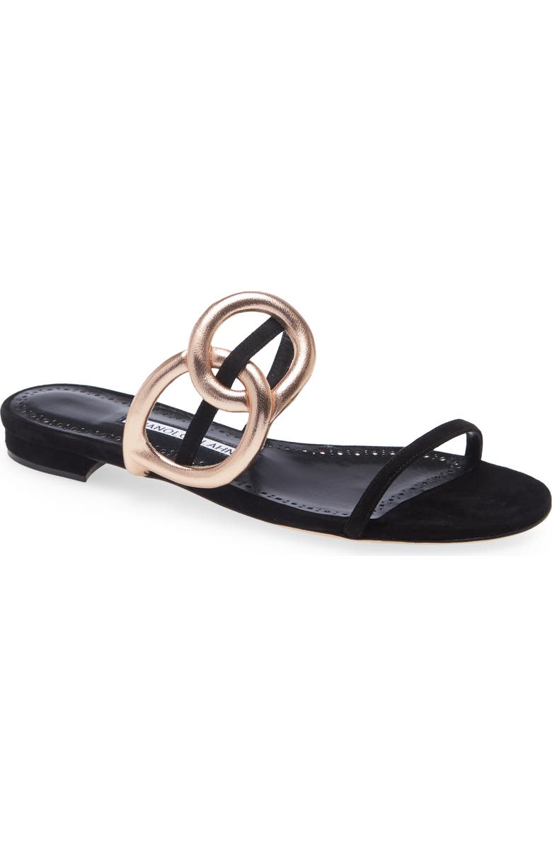 Manolo Blahnik Piedad Slide Sandal, Main, color,