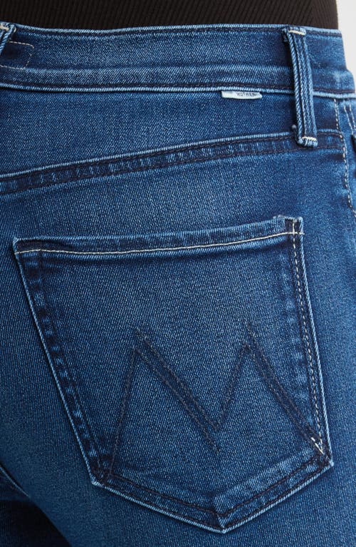 Mother The Tripper High Waist Ankle Taper Leg Jeans In Blue