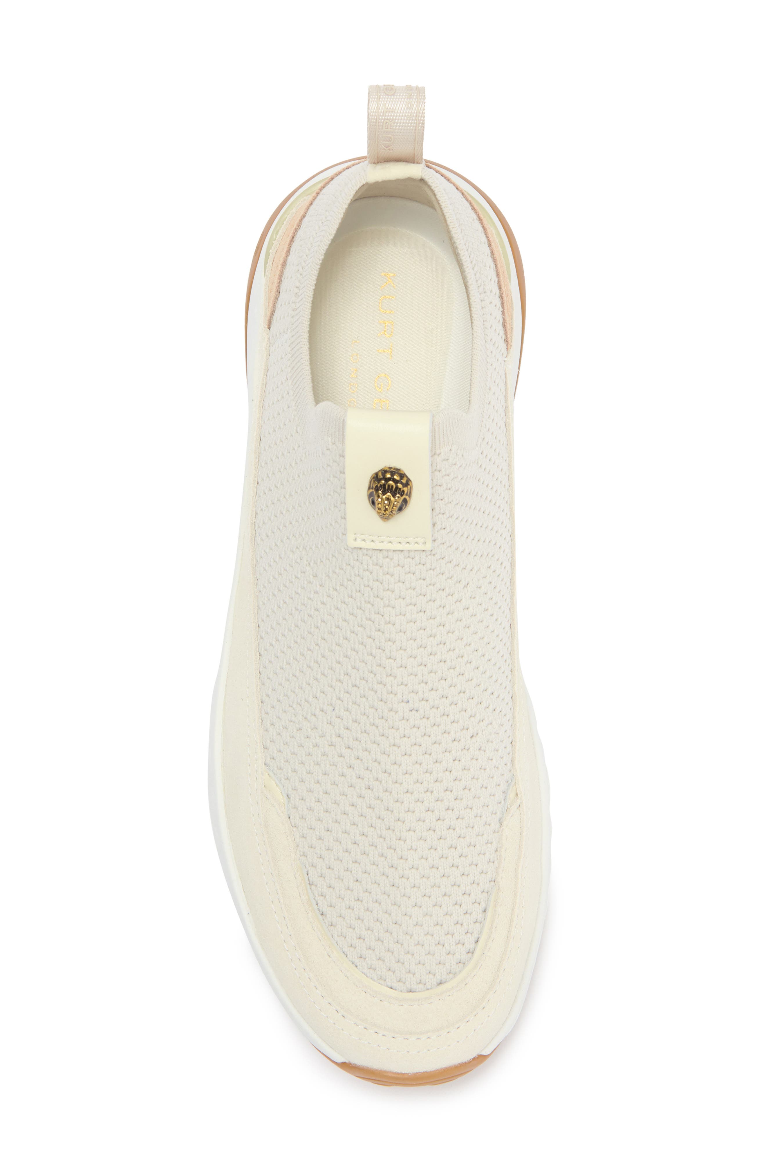 Kurt Geiger London Kensington Knit Slip-On Sneaker, Alternate, color, Bone
