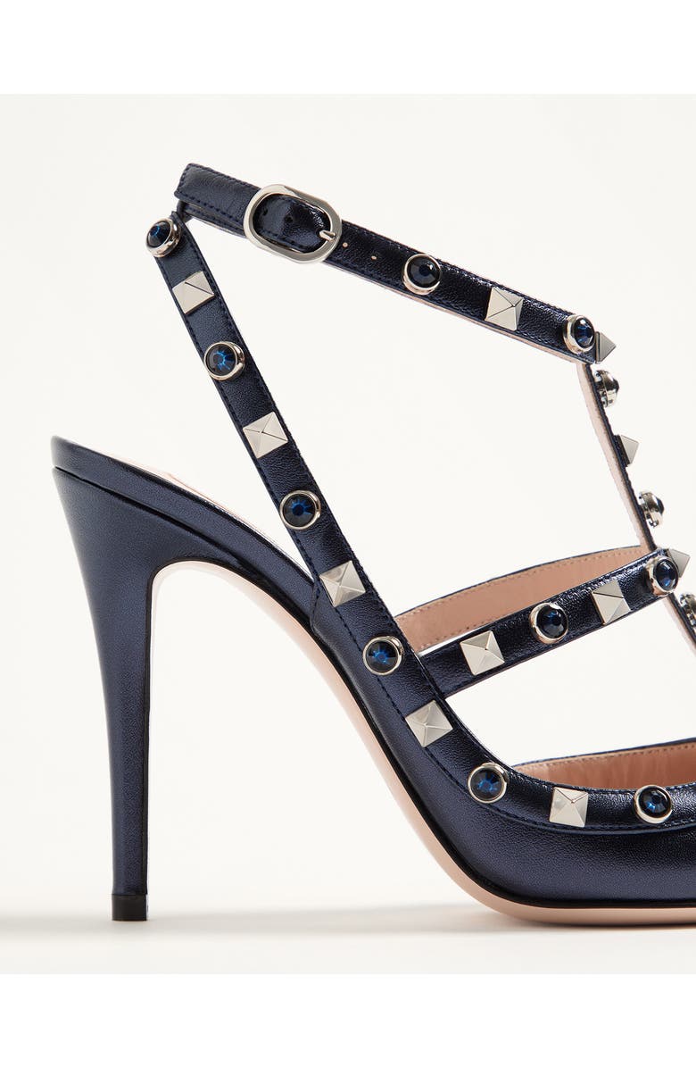 Valentino Garavani Rockstud Pump, Alternate, color, Navy