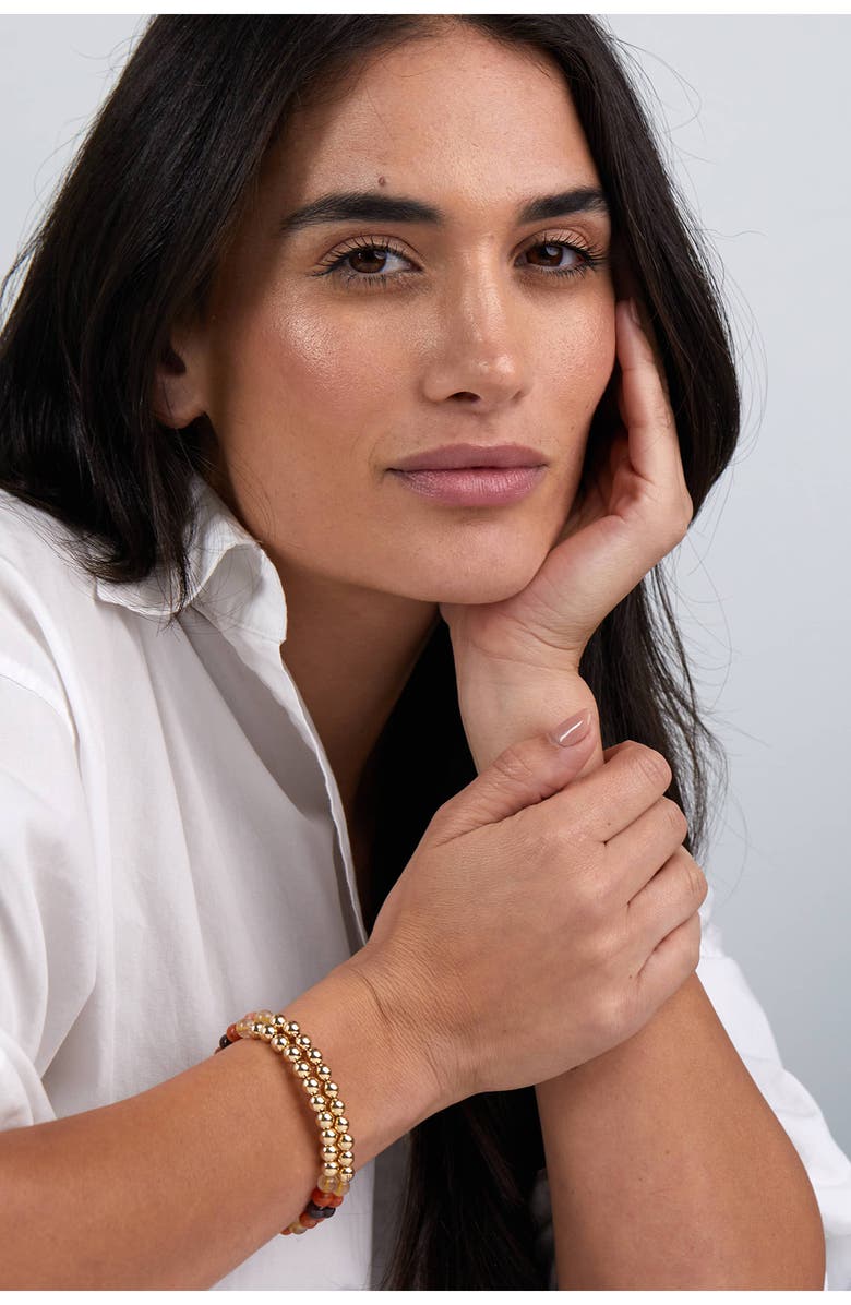 The Healer’s Collection N33 After Dark/Intimacy Set of 2 Healer's Bracelets, Alternate, color, Yellow Gold