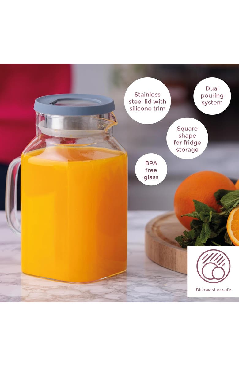 Kilner Fresh Storage Fridge Jug, Alternate, color, Clear