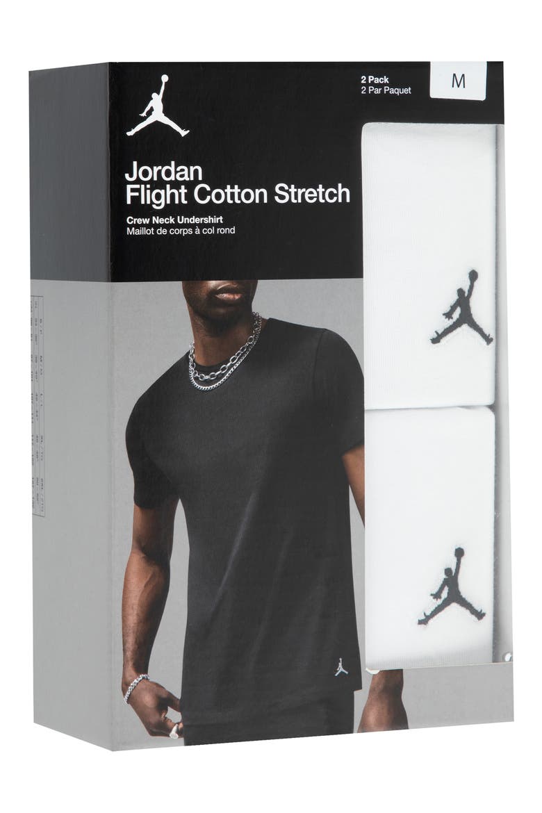 Flight 2-Pack Base Layer T-Shirts, Alternate, color, WHITE