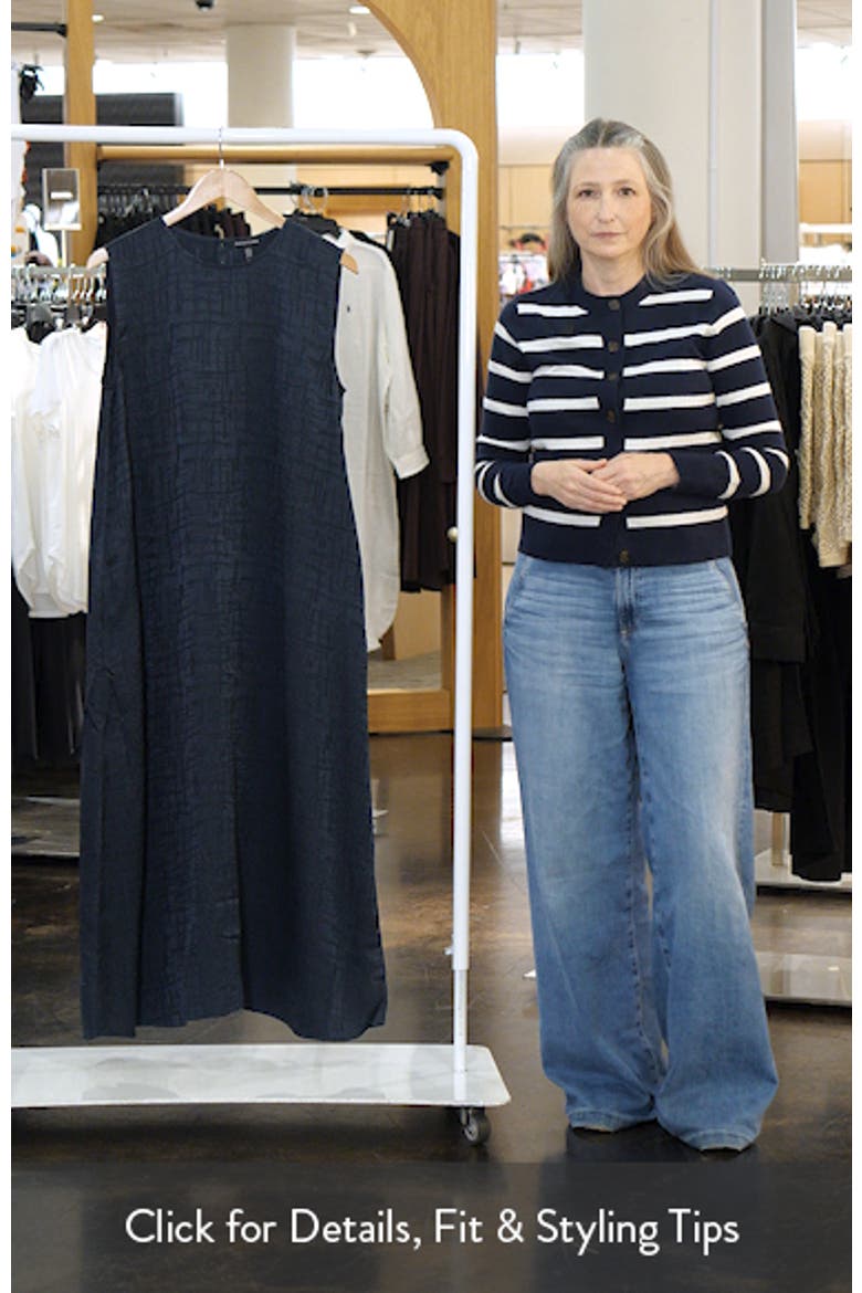 Silk Round Neck Maxi Dress video