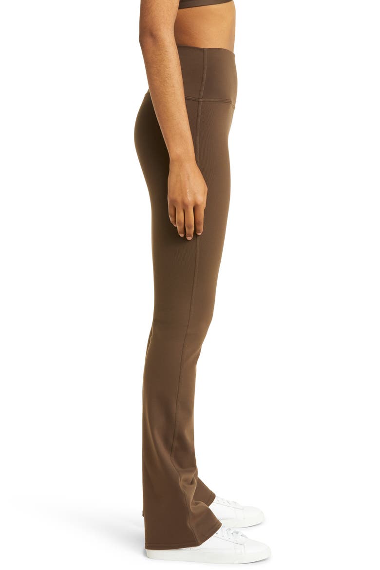 Airbrush High Waist Flare Yoga Pants, Alternate, color, ESPRESSO