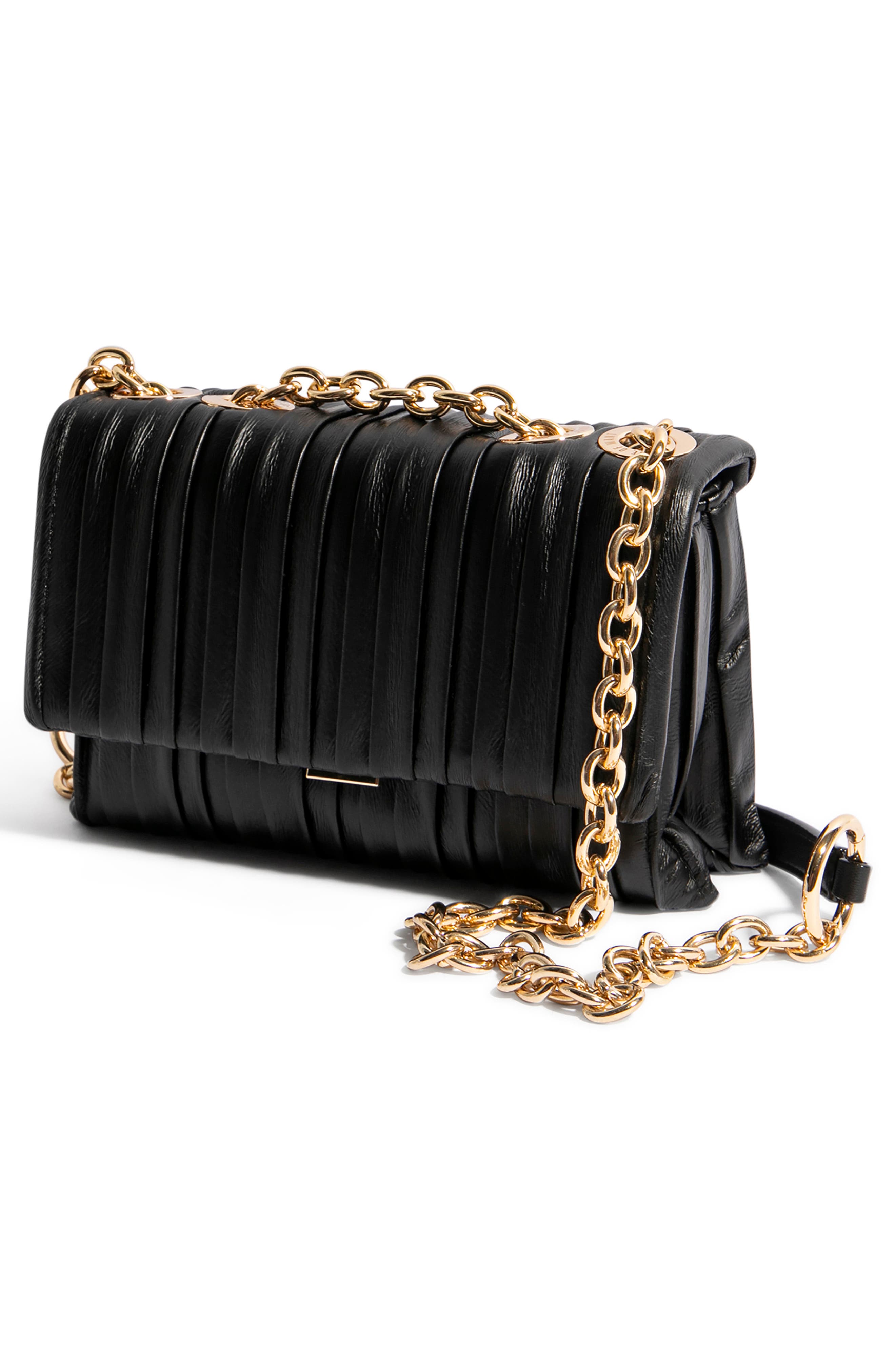 HOUSE OF WANT Small How We Slay Vegan Leather Shoulder Bag, Alternate, color, 