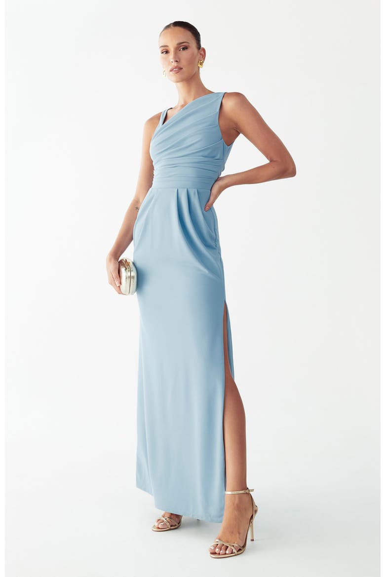 Celina Maxi Dress, Alternate, color, Dusty Blue