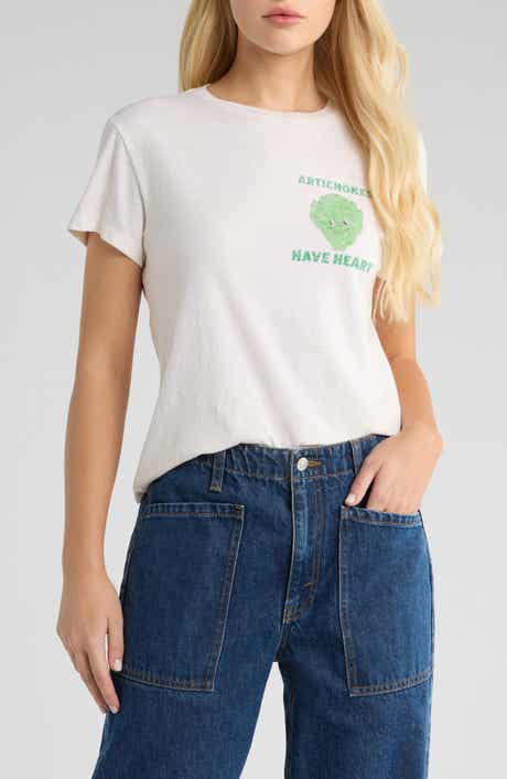 Re/Done Artichoke Cotton Graphic T-Shirt