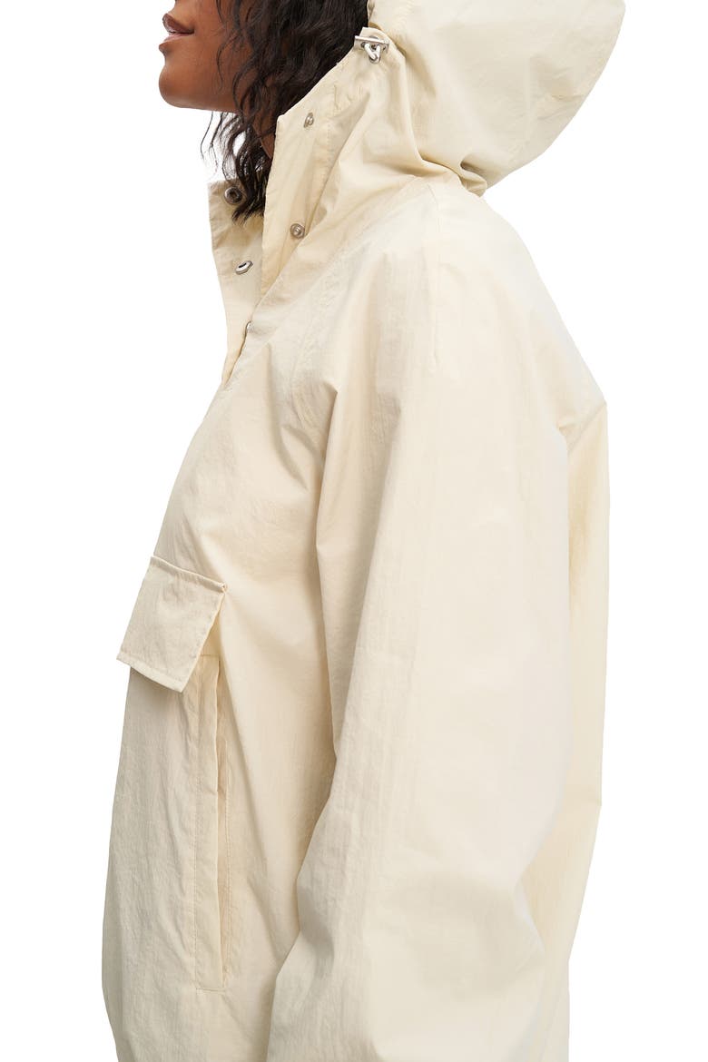 Hooded Pullover Windbreaker, Alternate, color, OYSTER