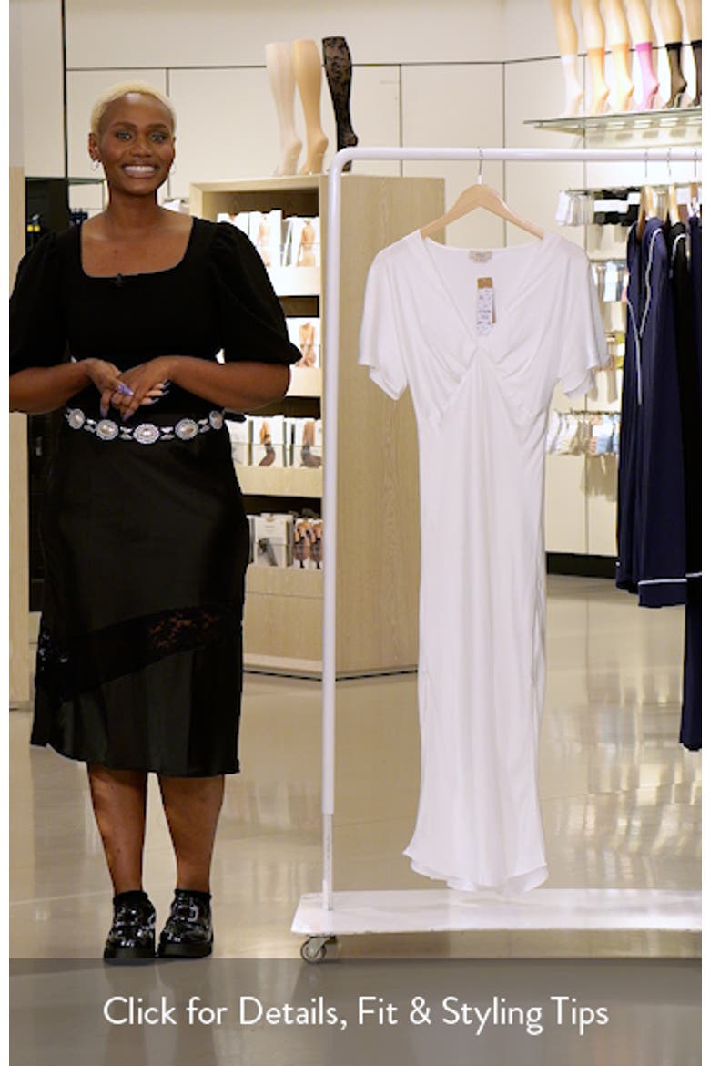 Marry Me Satin Maxi Nightgown video