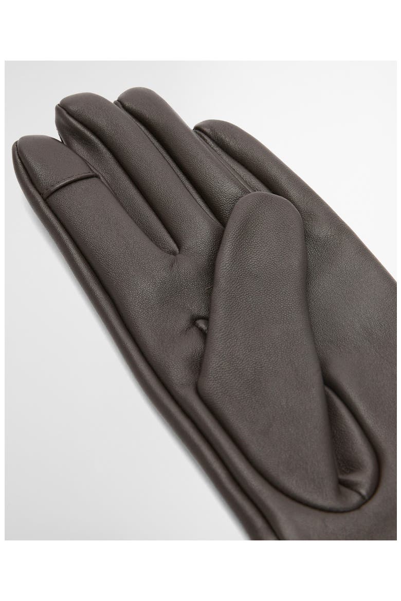Dunswell Patchwork Leather Gloves, Alternate, color, BROWN