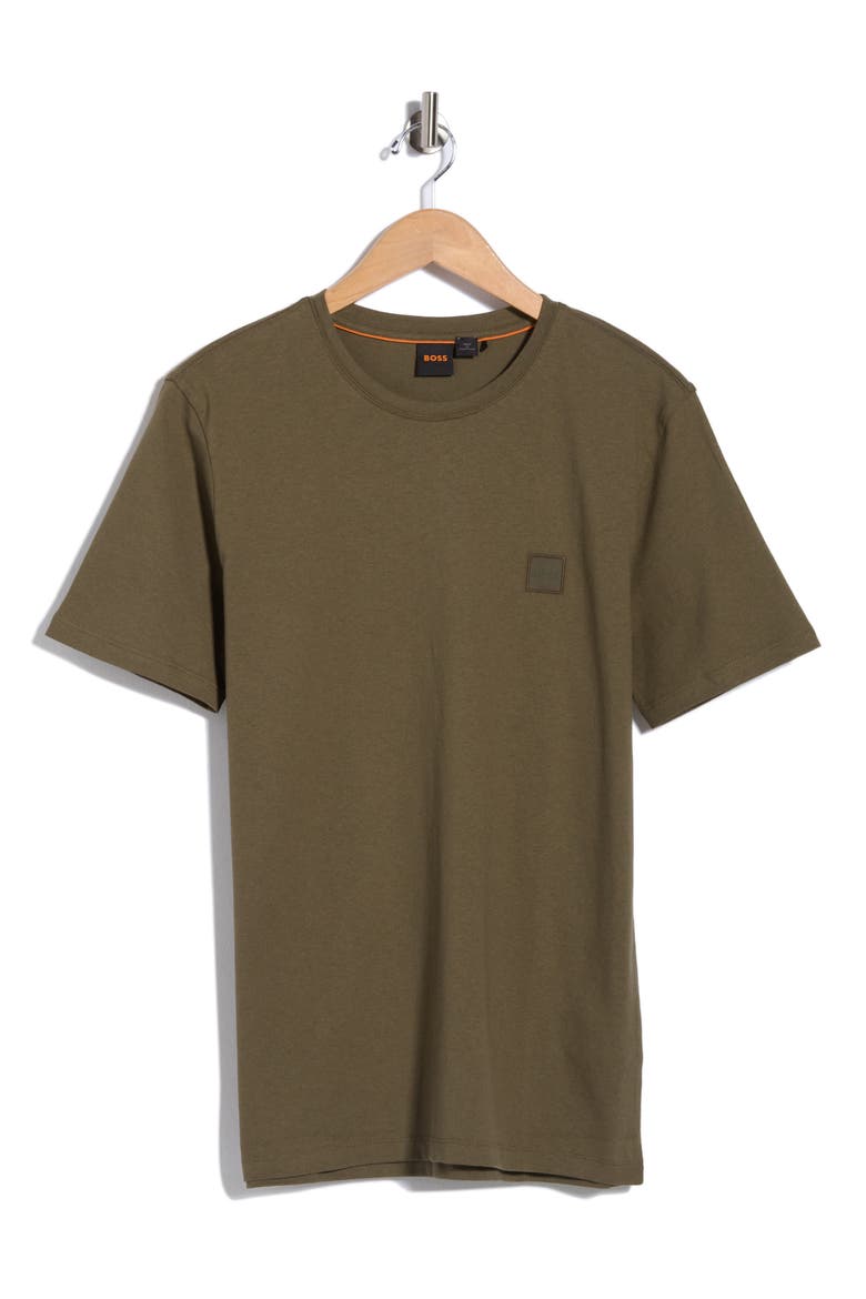Tales Cotton T-Shirt, Main, color, BRIGHT GREEN