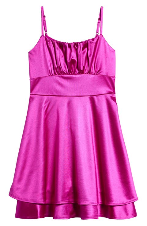 Kids' Emma Satin Dress (Big Kid)