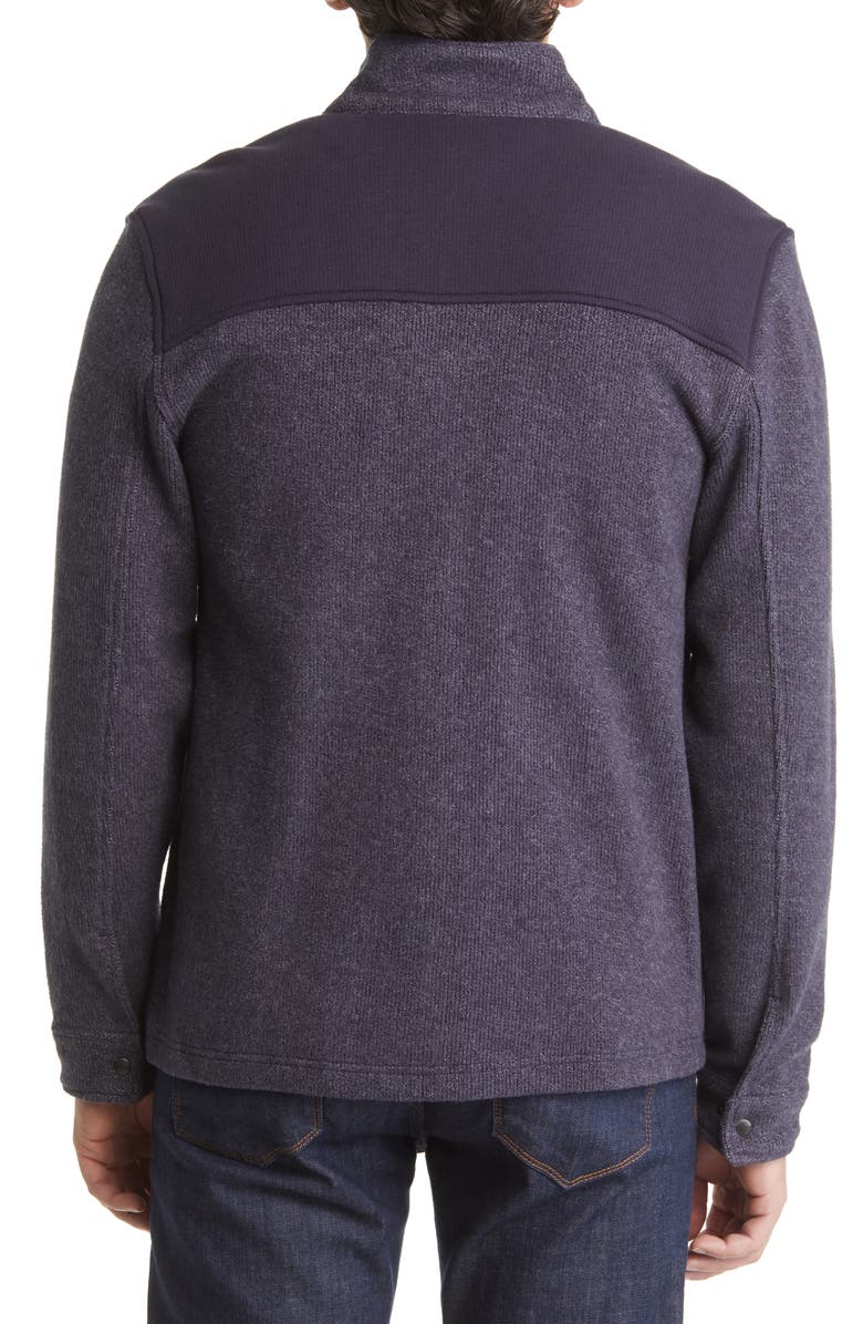 Johnston & Murphy Brushed Snap Jacket, Alternate, color, 