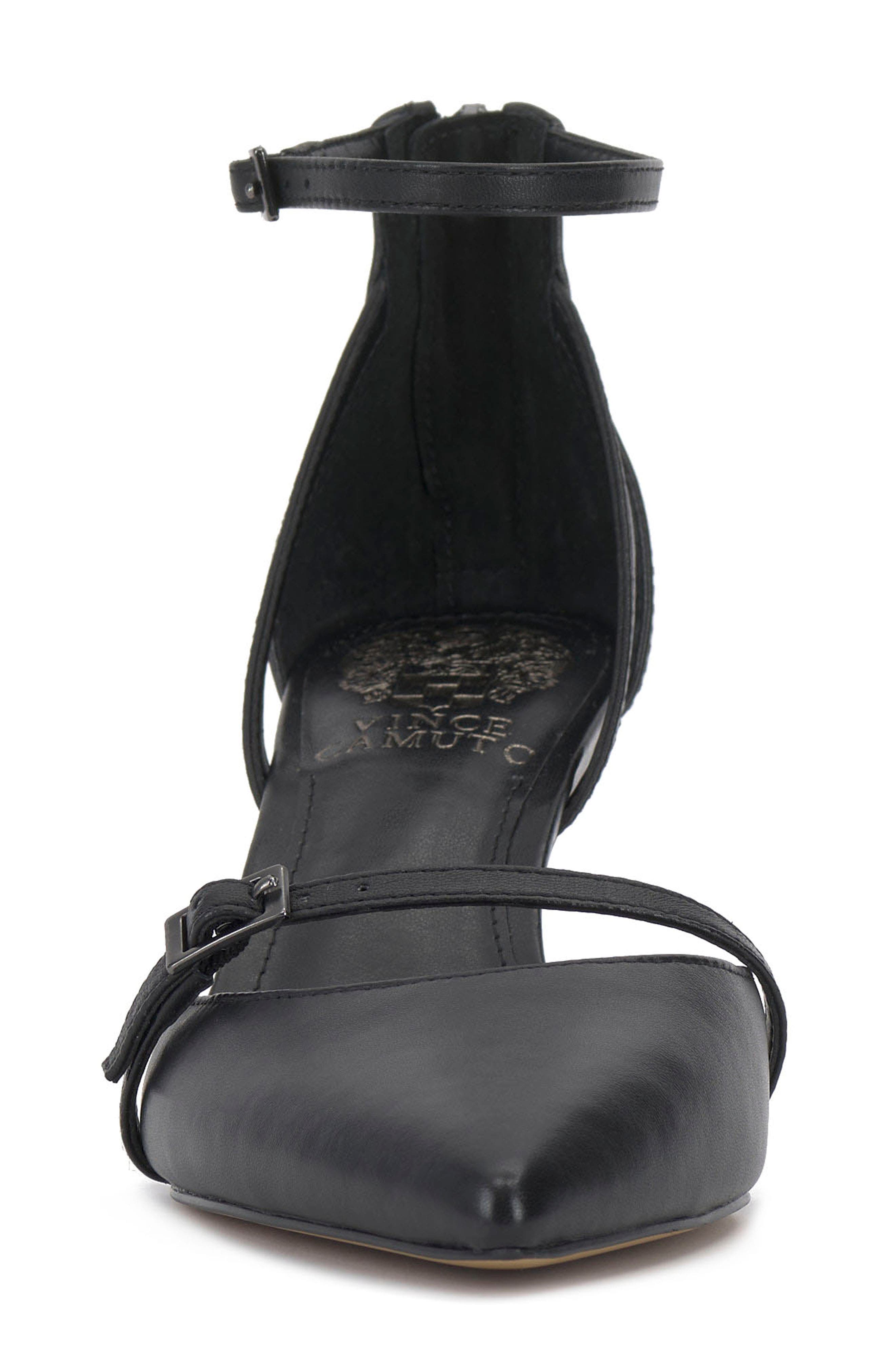 Vince Camuto Krendara Ankle Strap Pointed Toe Pump, Alternate, color, 