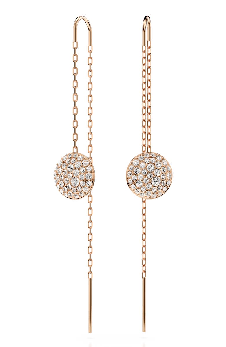 Swarovski Sublima Threader Earrings & Crystal Pendant Necklace Set, Alternate, color, 