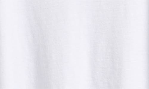 Eileen Fisher Easy V-neck Organic Cotton T-shirt In White