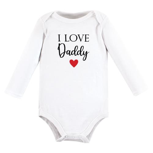 Hudson Baby Little Soft Cotton Long-sleeve One-piece 3pk