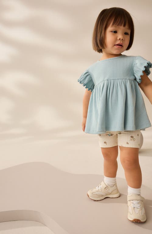 Next Kids' Ditsy Top & Shorts Set In Blue