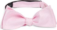 CLIFTON WILSON Houndstooth Check Silk Bow Tie