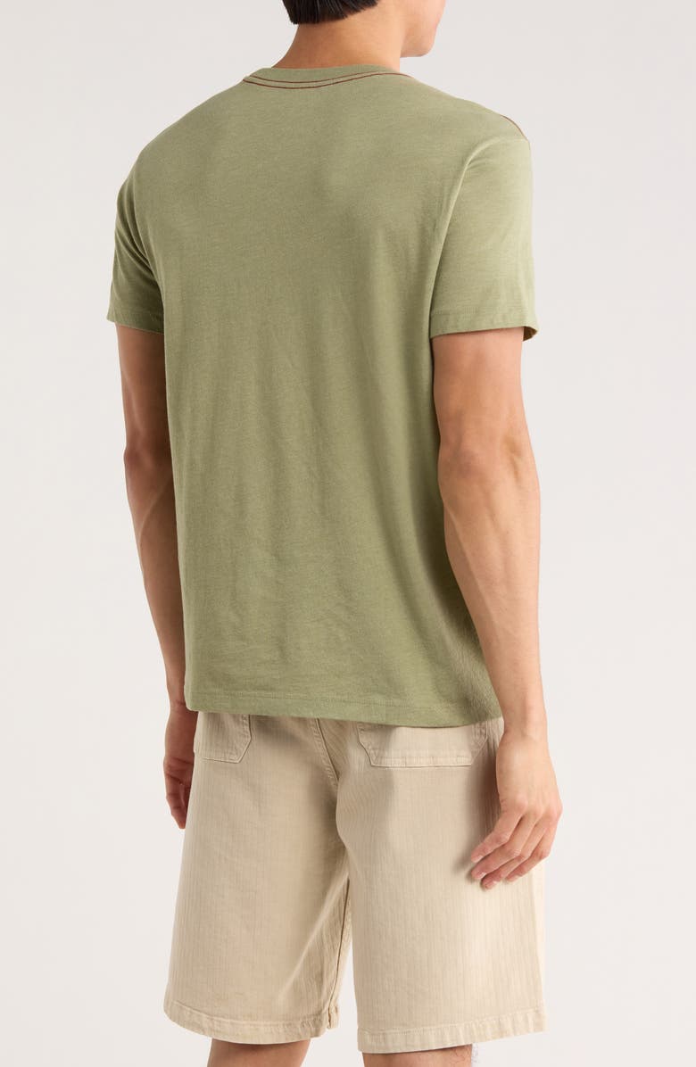 RVCA Luau Vistas Slim Fit Graphic T-Shirt, Alternate, color, Ranger Green