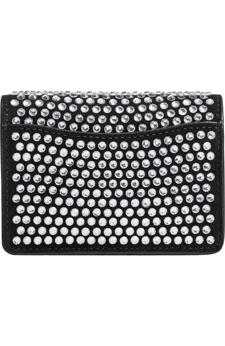 COACH Essential Crystal Half Flap Card Case, Alternate, color,