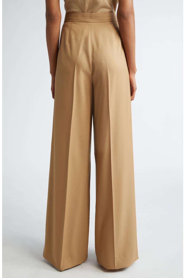 Senna Virgin Wool Wide Leg Pants, Alternate, color, HONEY